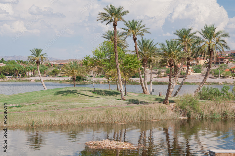 Obraz premium Desert island