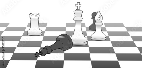 Chess king victory game strategy win