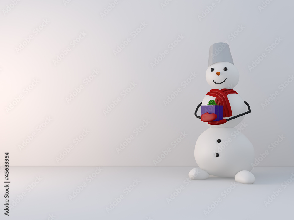 Snowman at Christmas Snowman at Christmas