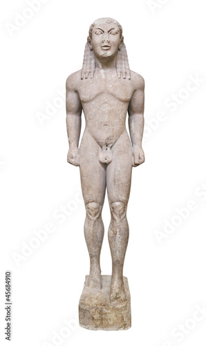 Statue in Delphi museum, Greece