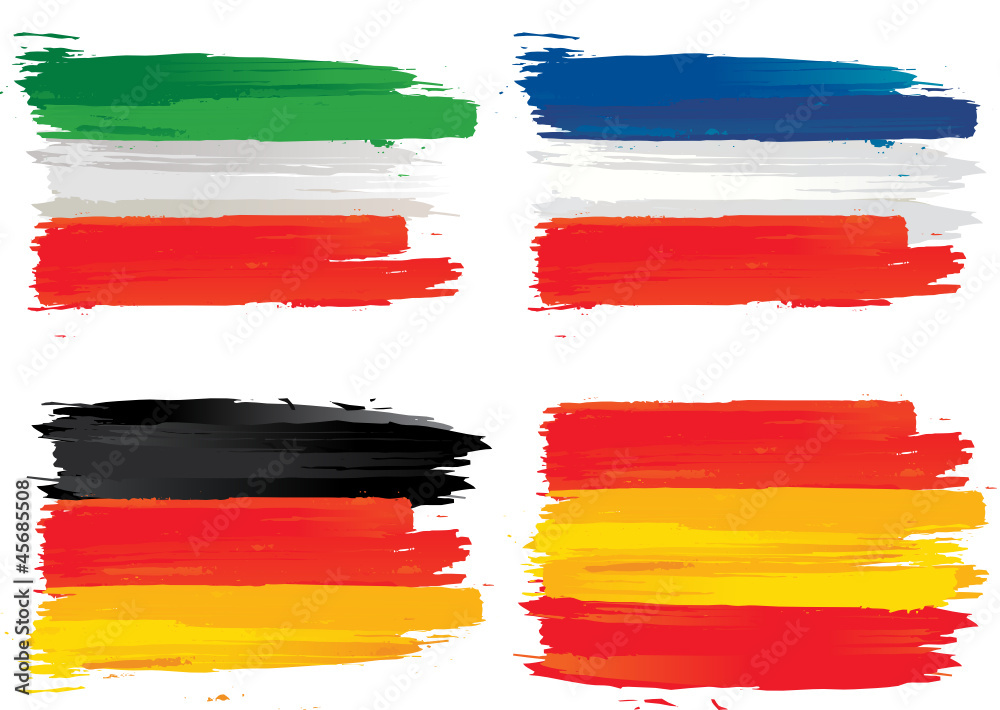 Drapeau Italien Francais Allemand Et Espagnol Stock Vector Adobe Stock