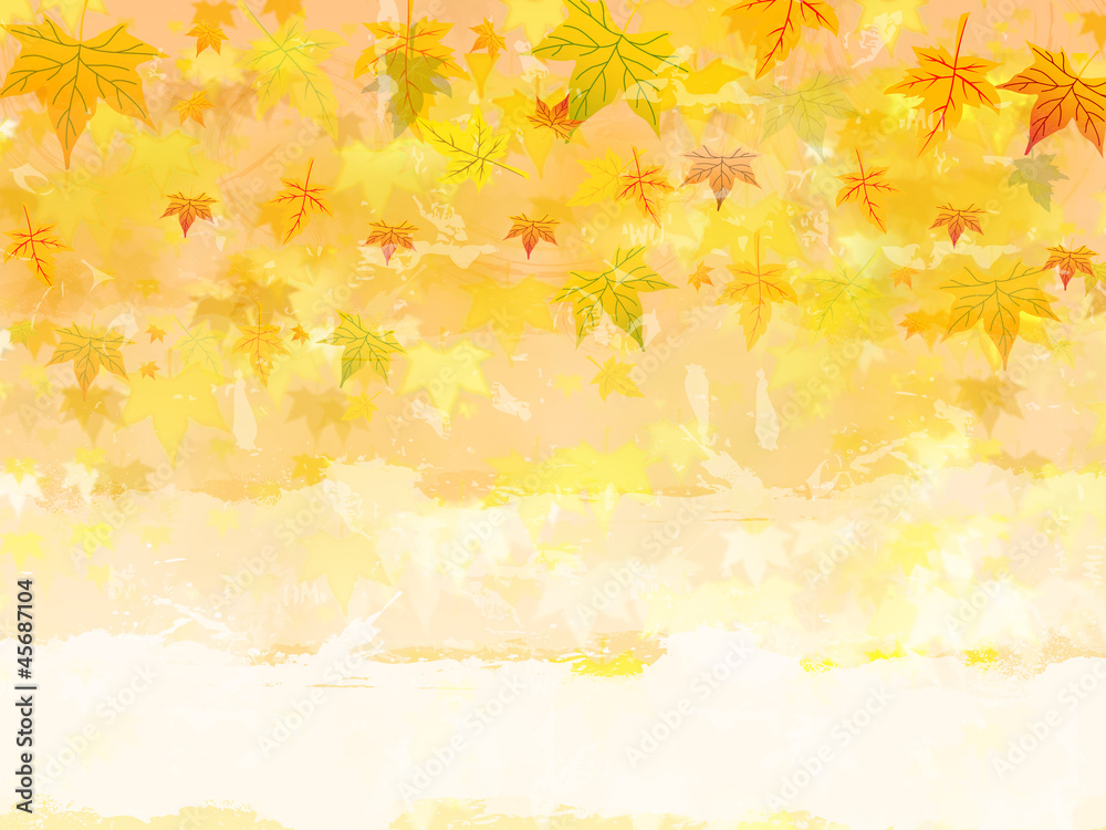 autumn background with text space