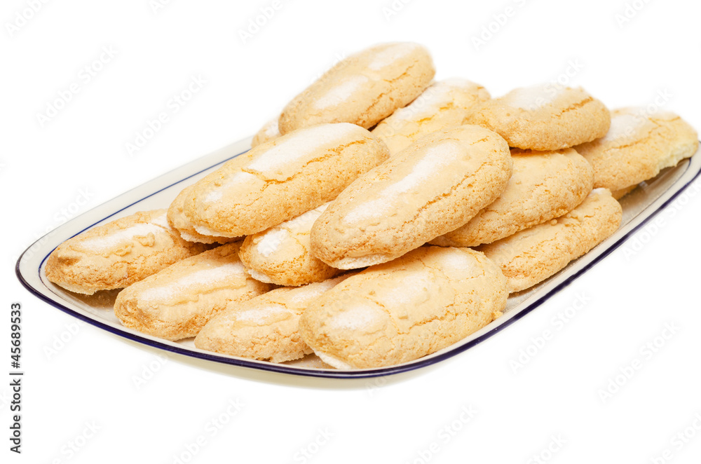 Pistoccus, savoiardi sardi, typical sardinian dessert