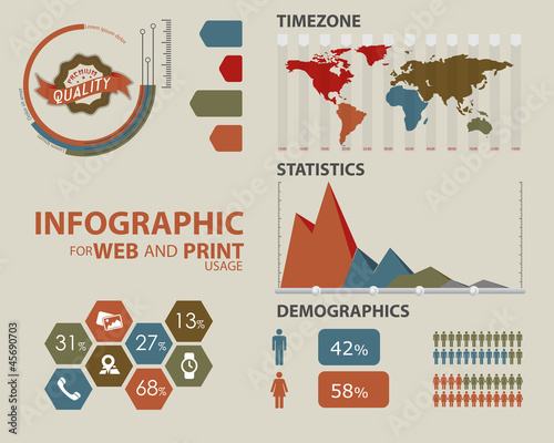 High quality business infographic elements