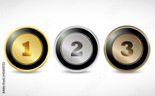 1 2 3 brilliant button numbers