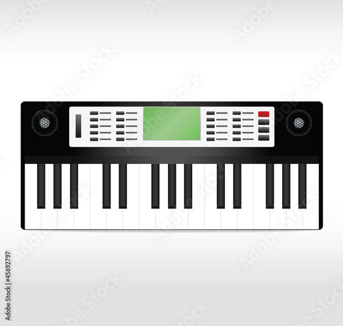 Black synthesizer