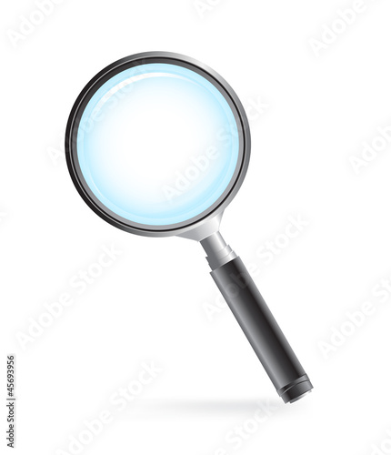 Vector of magnifying glass