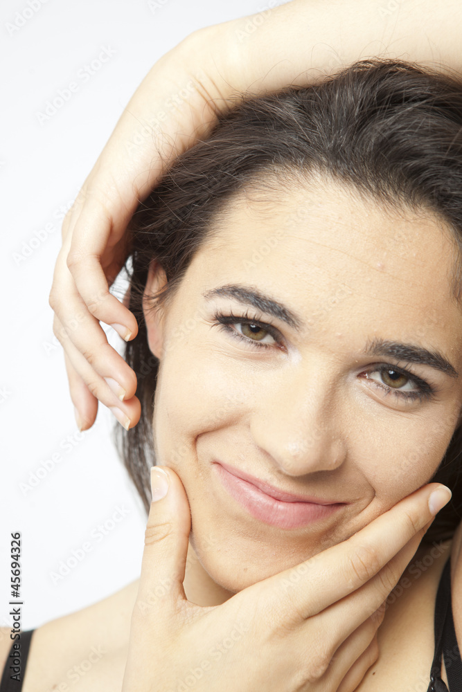 Fototapeta premium real beautiful young girl