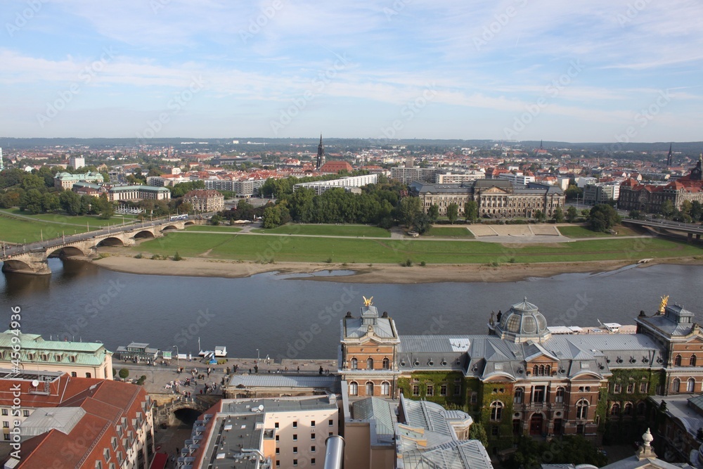 Ausblick auf Dresden