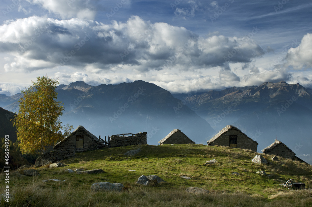 Mountain huts (Piemonte, Italy)
