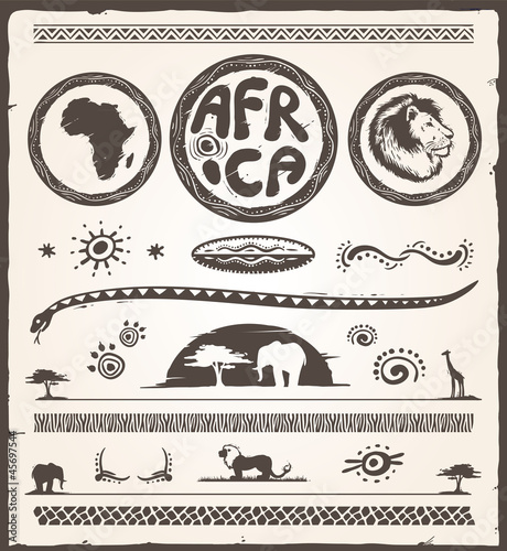 Africa Design Elements