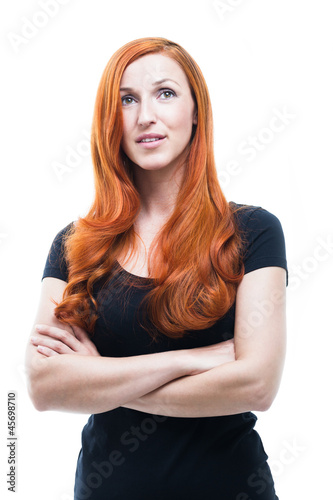 Frauen rothaarige Rote Haare:
