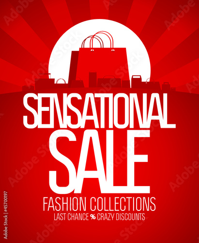 Sensational sale design template.