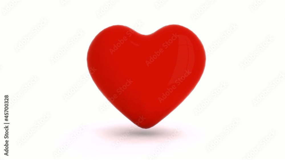 red heart that beats, 3d animation loop red heart that beats, 3d animation loop