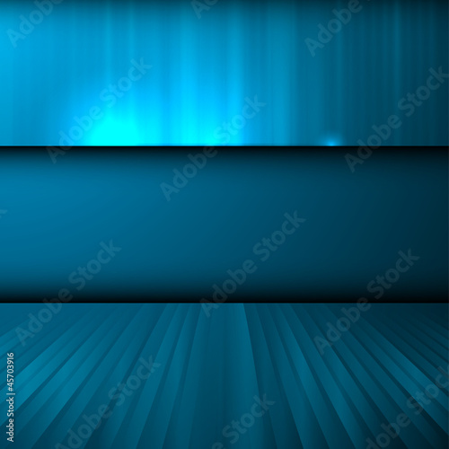 Empty metal textured place for text. Vector illustration.