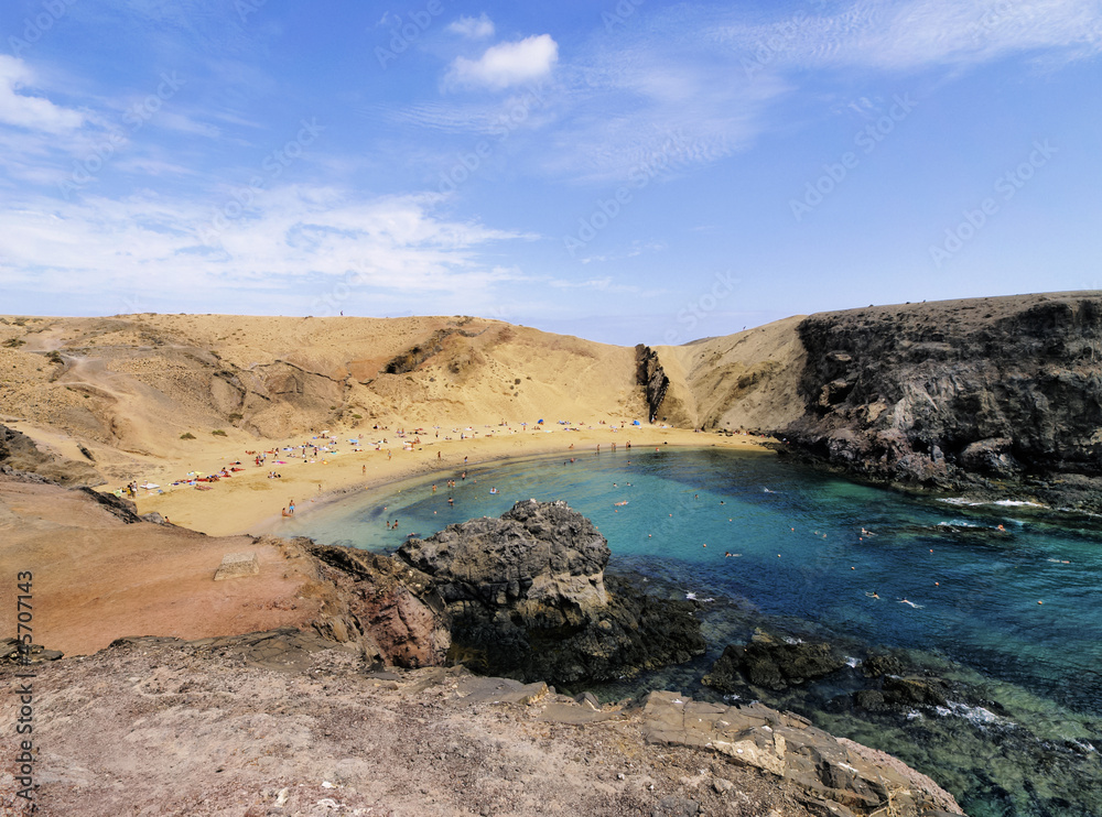 Papagayo Beach, Lanzarote, Canary Islands, Spain Papagayo Beach, Lanzarote, Canary Islands, Spain