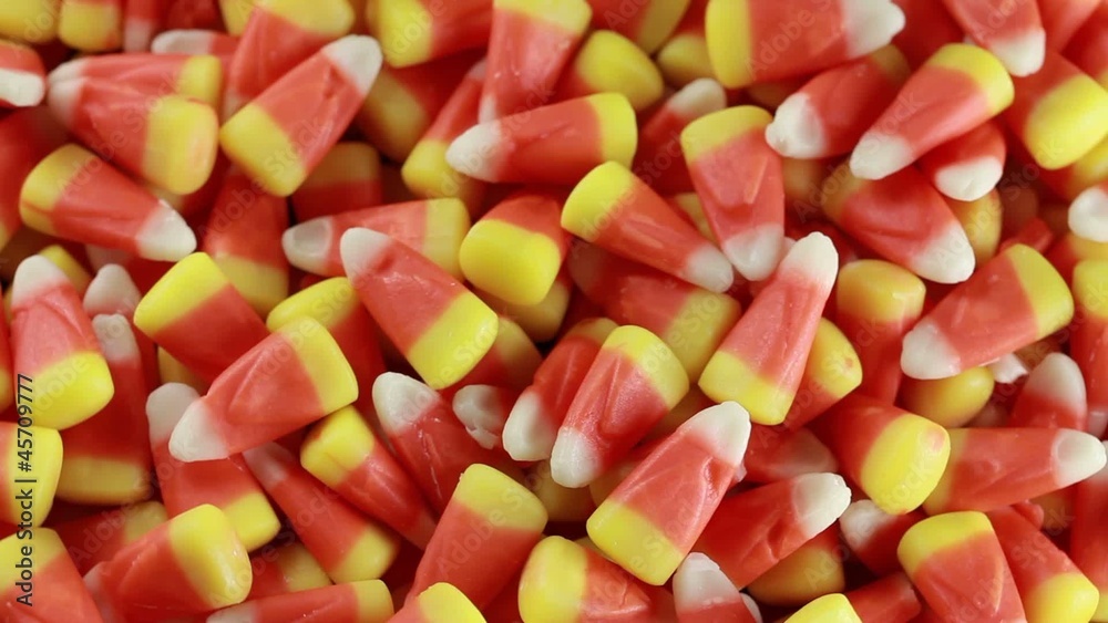 Close up of Halloween candy rotating. Close up of Halloween candy rotating.