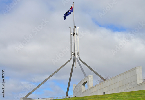 Australian Parliament house in Canberra