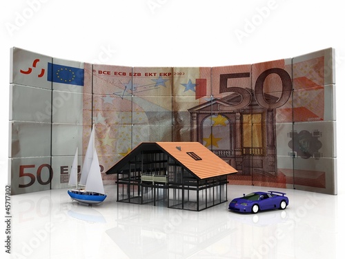 house car boat and euro photo