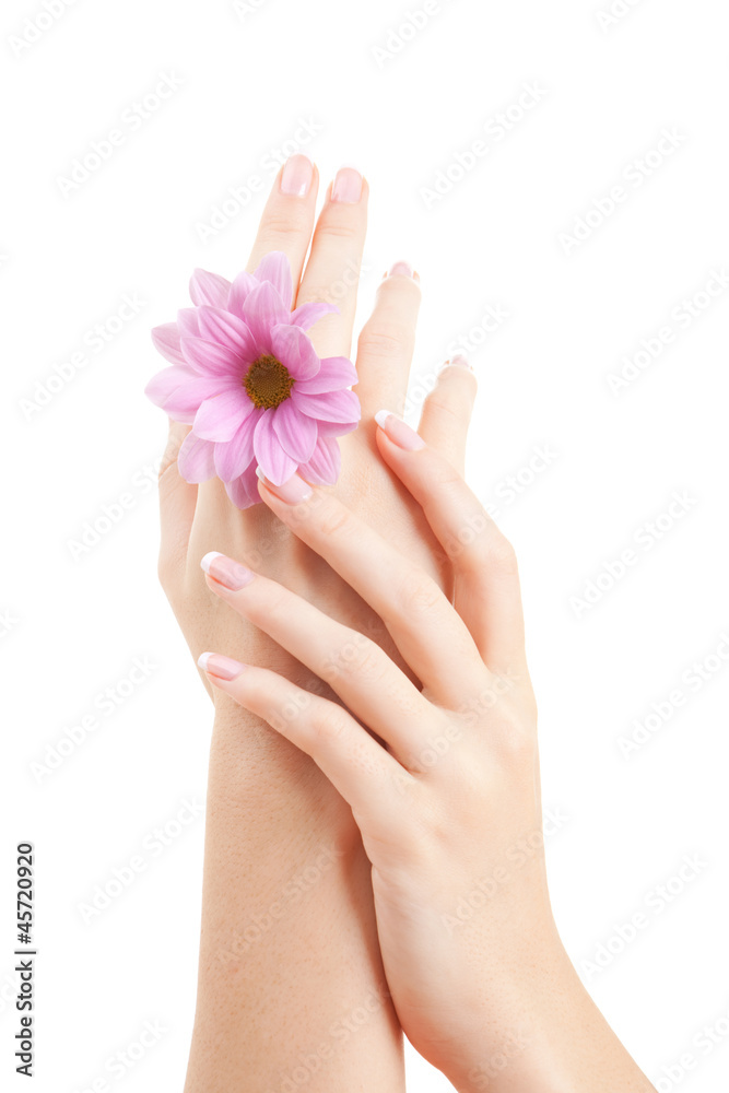 care for sensuality woman hands