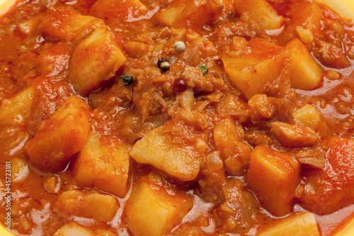 Quadro su tela Stoccafisso in umido con patate