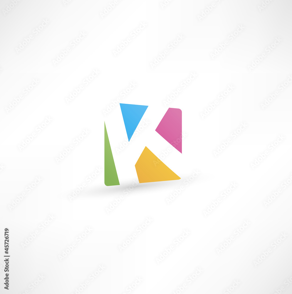 Abstract icon based on the letter Abstract icon based on the letter