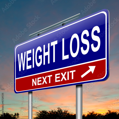 Weight loss concept.