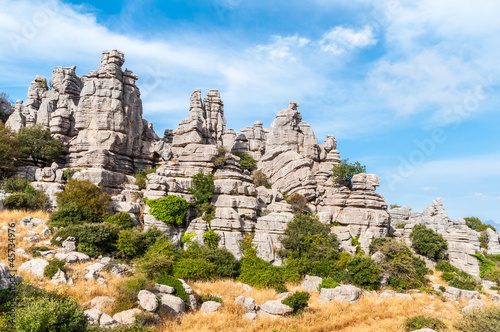 Karst landscape, Torcal Antequera photo