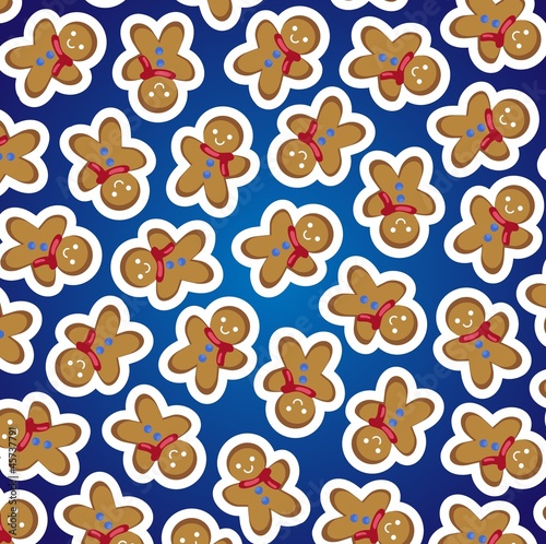 background with gingerbread cookies