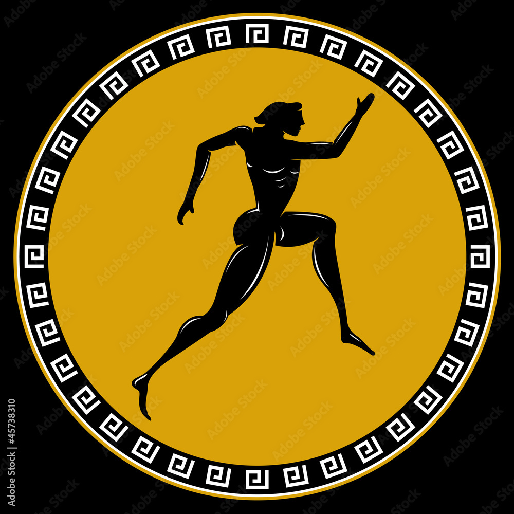 Obraz premium Vector Olympic athletic illustration