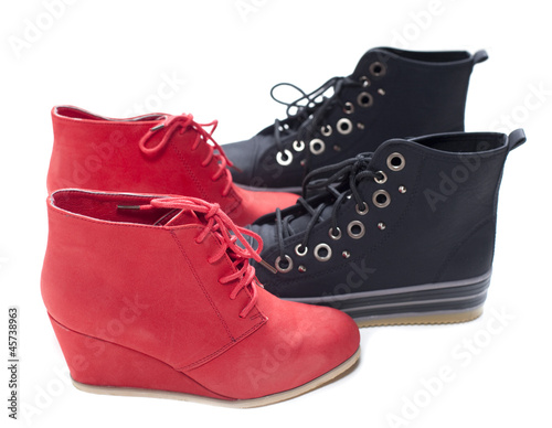 Foto chaussures mixte, homme femme couple famille