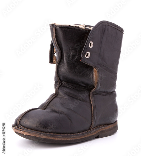 Vintage shabby child's boot