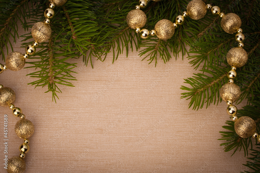 Christmas festive  background with copy space