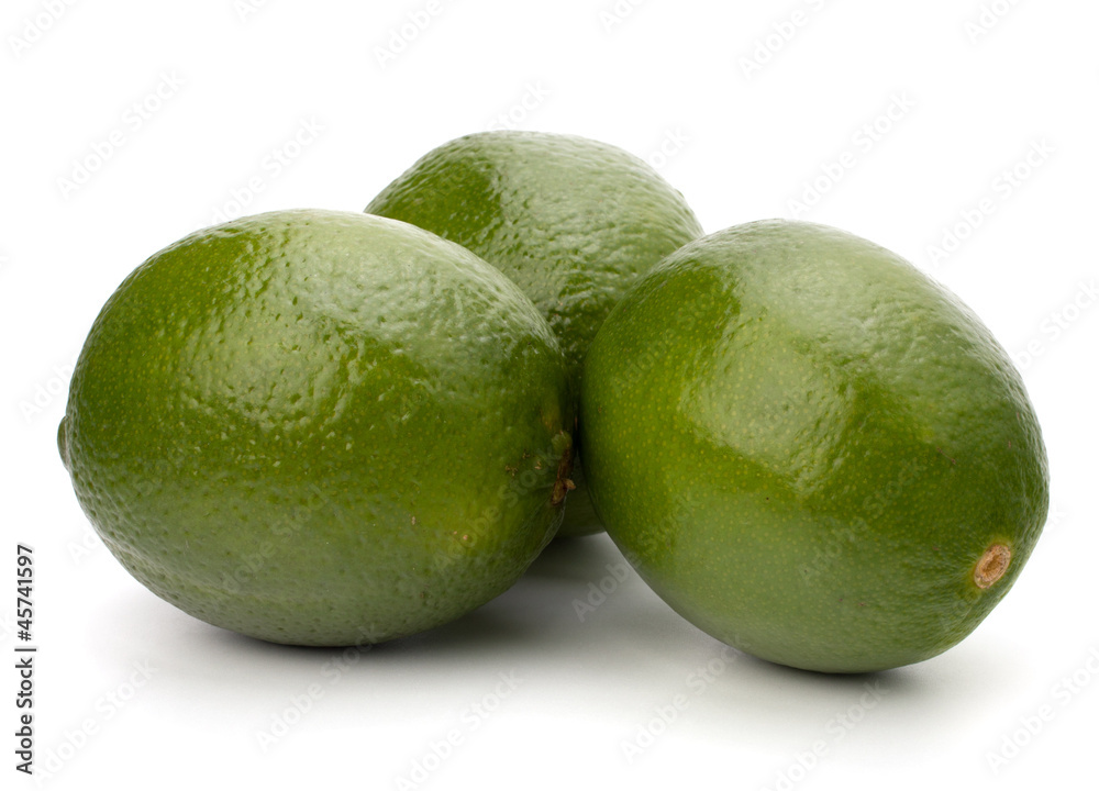 lime isolated on white background lime isolated on white background