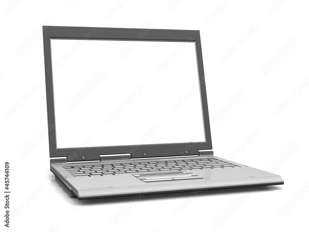 Professional Laptop isolated on white with empty space Professional Laptop isolated on white with empty space