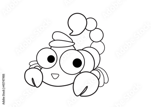 Scorpion vector cartoon