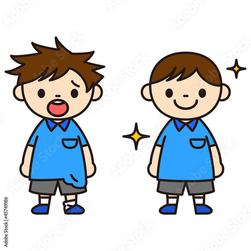 身だしなみ　男の子
