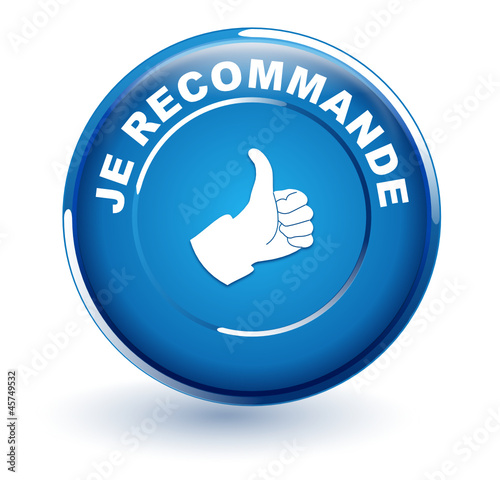 je recommande sur bouton bleu