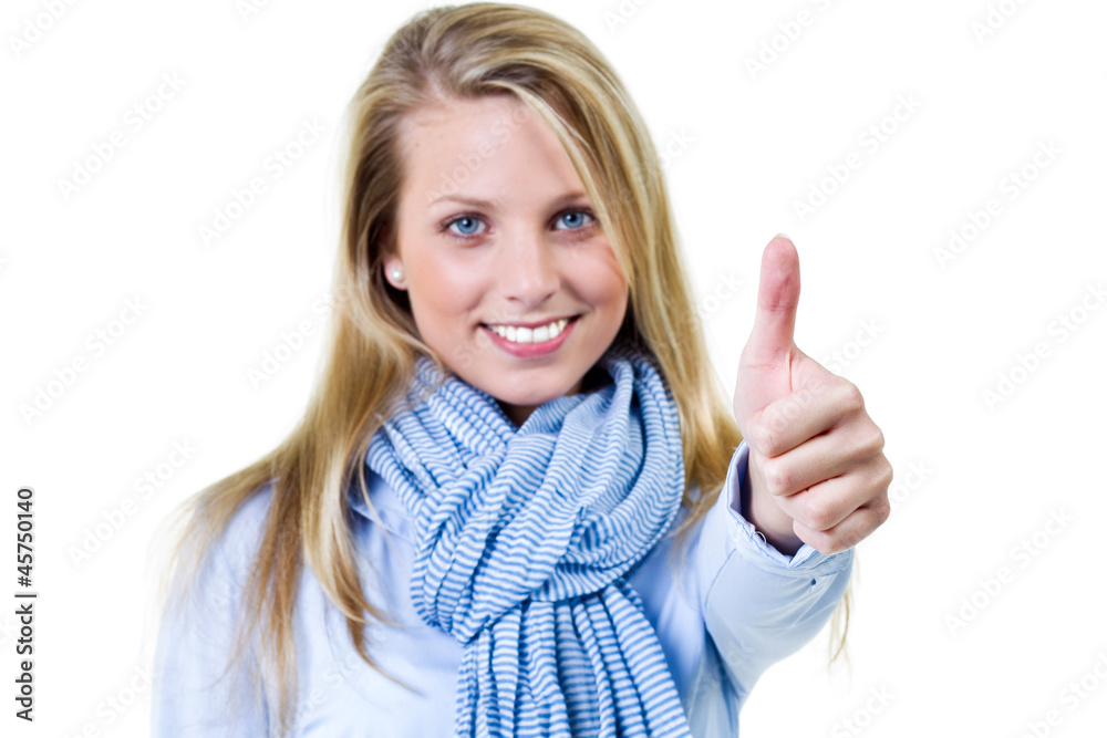 daumen hoch für den sieger