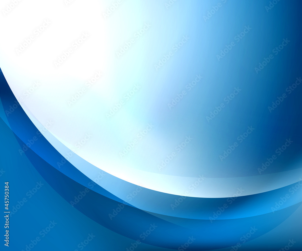 Blue smooth wave template Blue smooth wave template