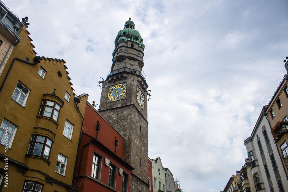 Stadtturm von Innsbruck in der Altstadt