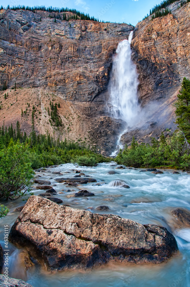 custom made wallpaper toronto digitalTakakkaw Falls in Yoho Park British Columbia