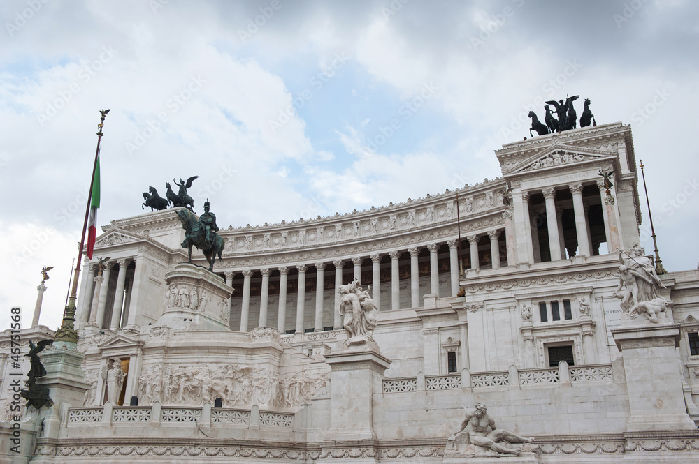 Vittorio Emanuele II Monument or Altar of the Fatherland in Rome