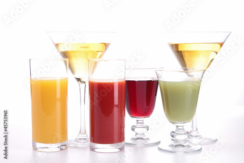 assortment of cocktail