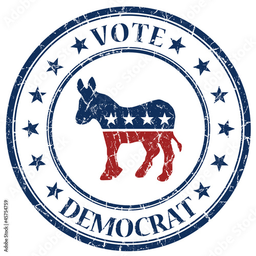 Democrat stamp