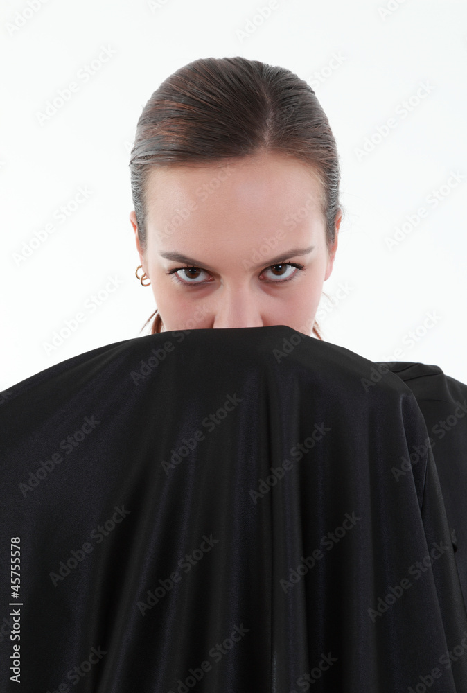 Portrait of mystery woman Portrait of mystery woman