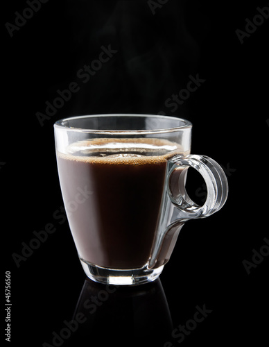 Hot cup of coffee