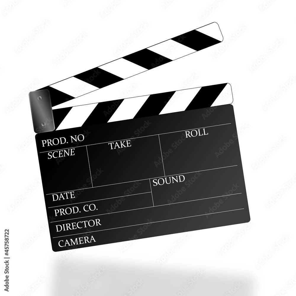 Obraz premium Clap board 7ème art