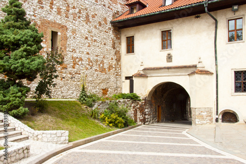 Fototapeta Naklejka Na Ścianę i Meble -  Benedictine monastery - Tyniec, Cracow.
