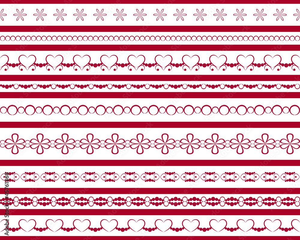 Ornamental lace collection. Ornamental lace collection.